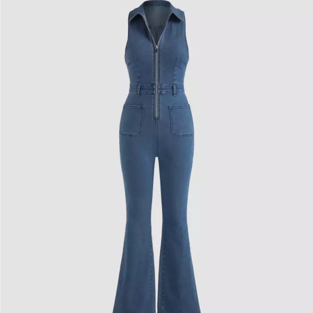 Cider denim jumpsuit